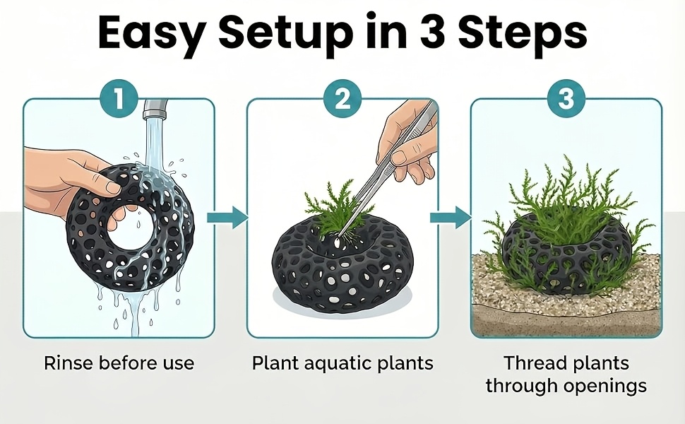 1PCS 3D Printing Aquarium Fish - Aquarium Plants Live review and price