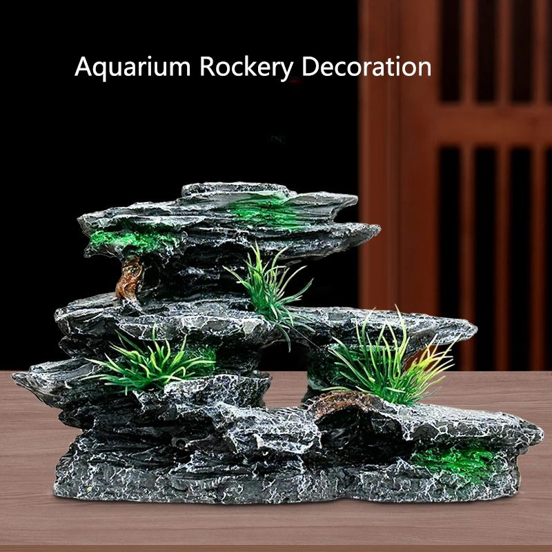 Resin Aquarium Rockery Mountai - Aquarium Driftwood review and price