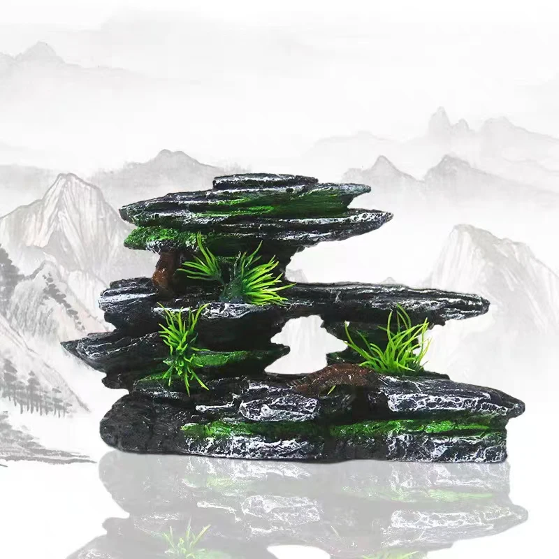 Resin Aquarium Rockery Mountai - Aquarium Driftwood review and price