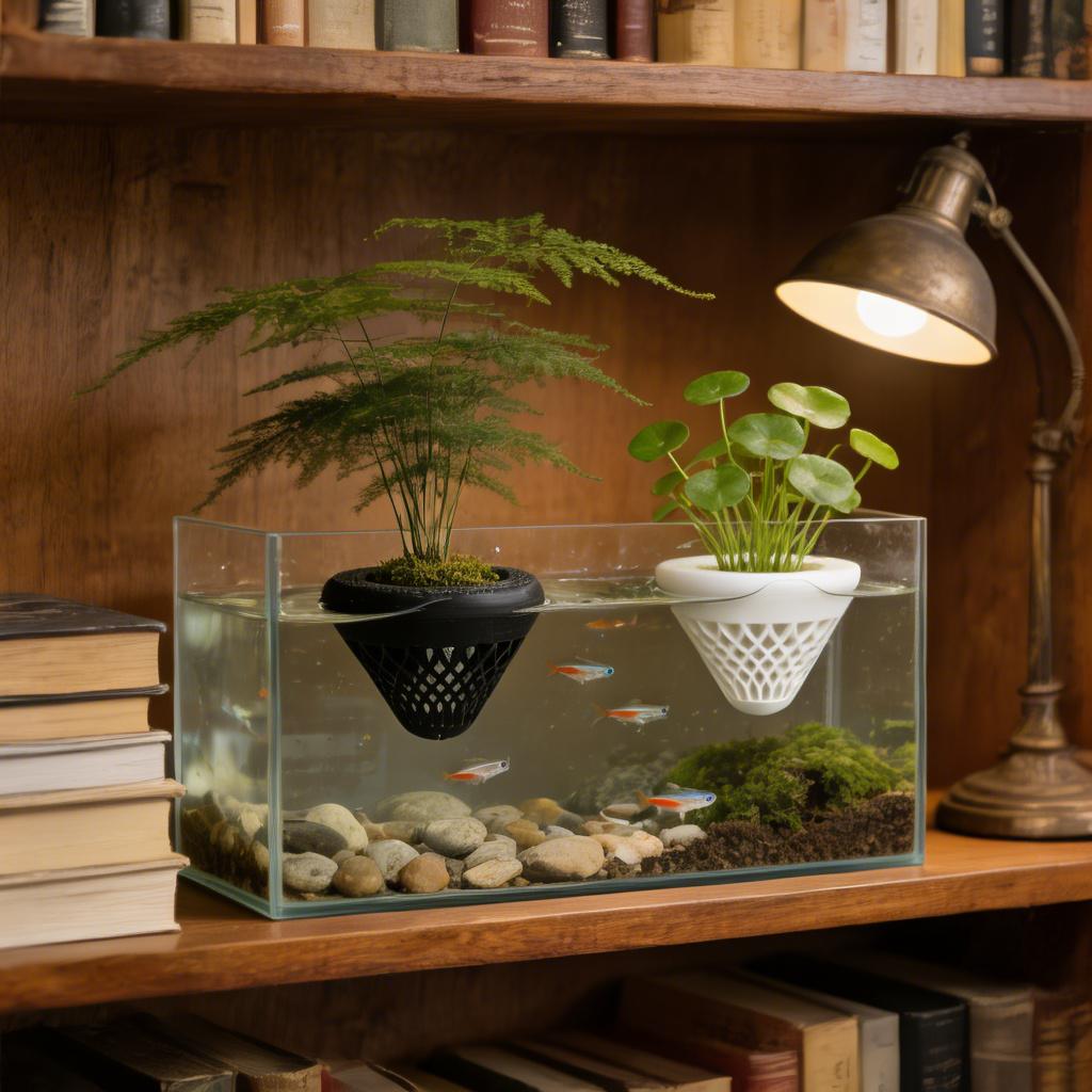 2PCS Floating Aquarium Plant H - Plant Aquarium Pot review and price