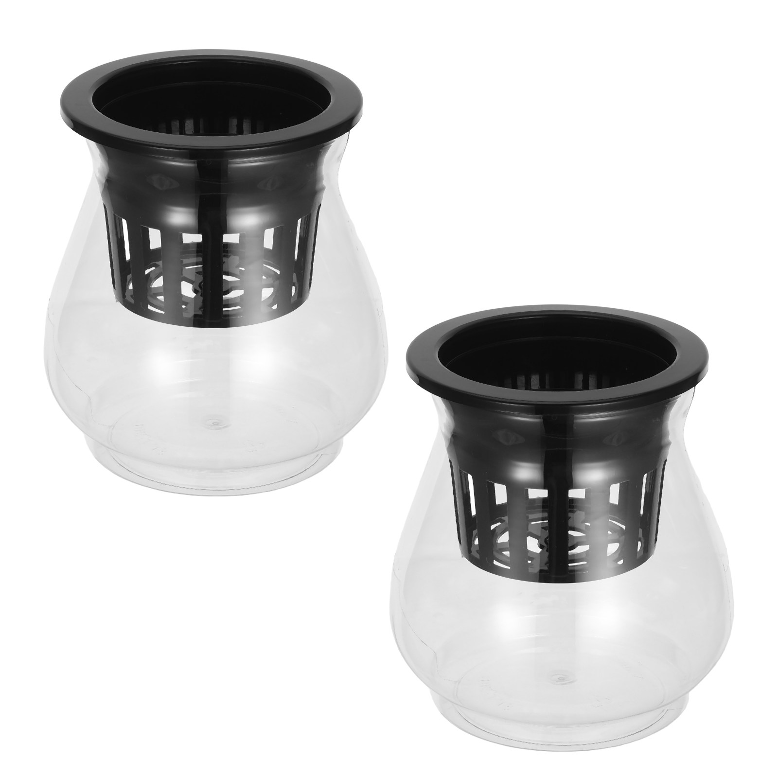 2Pcs Transparent Hydroponic Co - Plant Aquarium Pot review and price