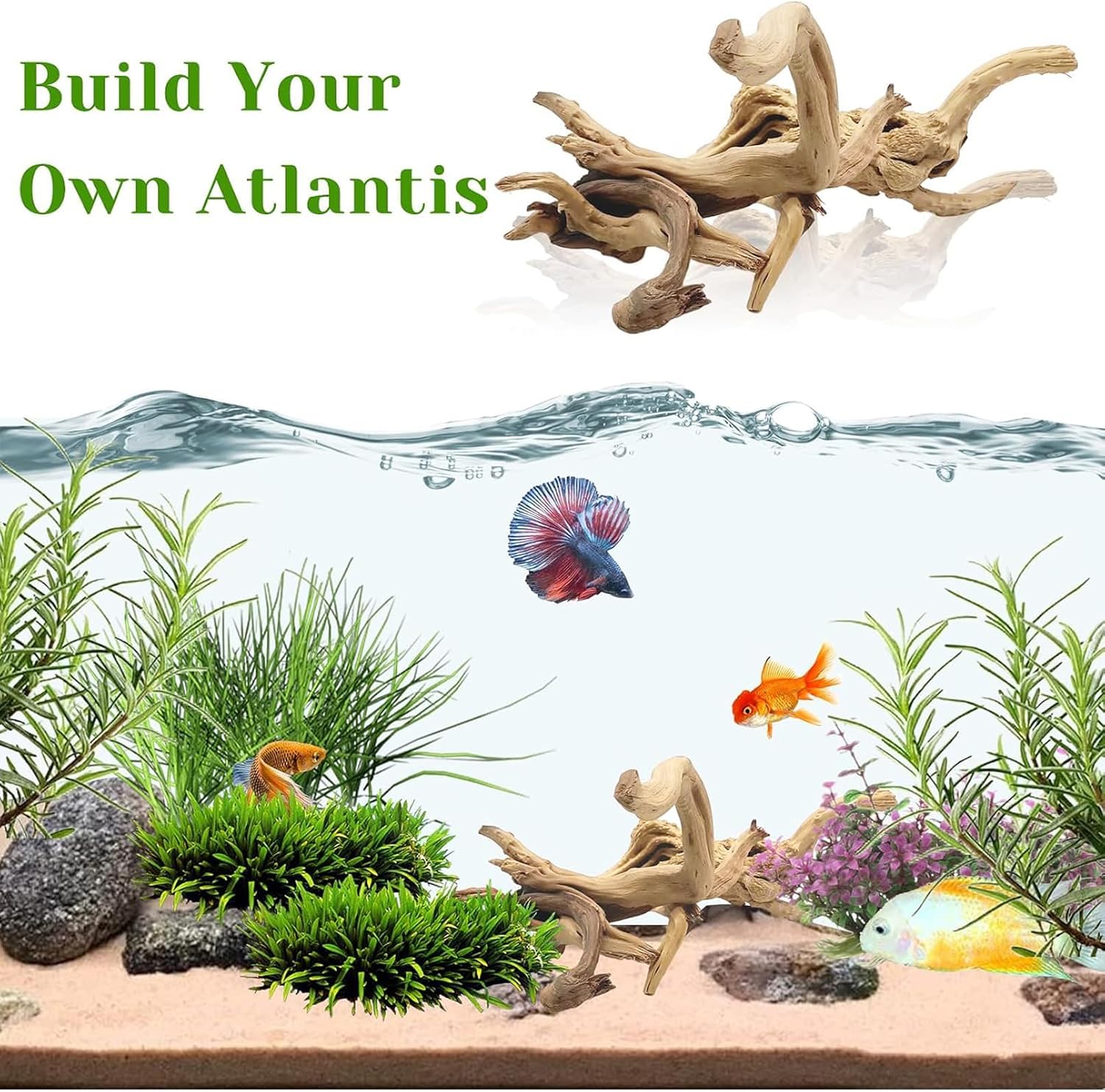 1PC  20-25CM Natural Driftwood - Aquarium Driftwood review and price