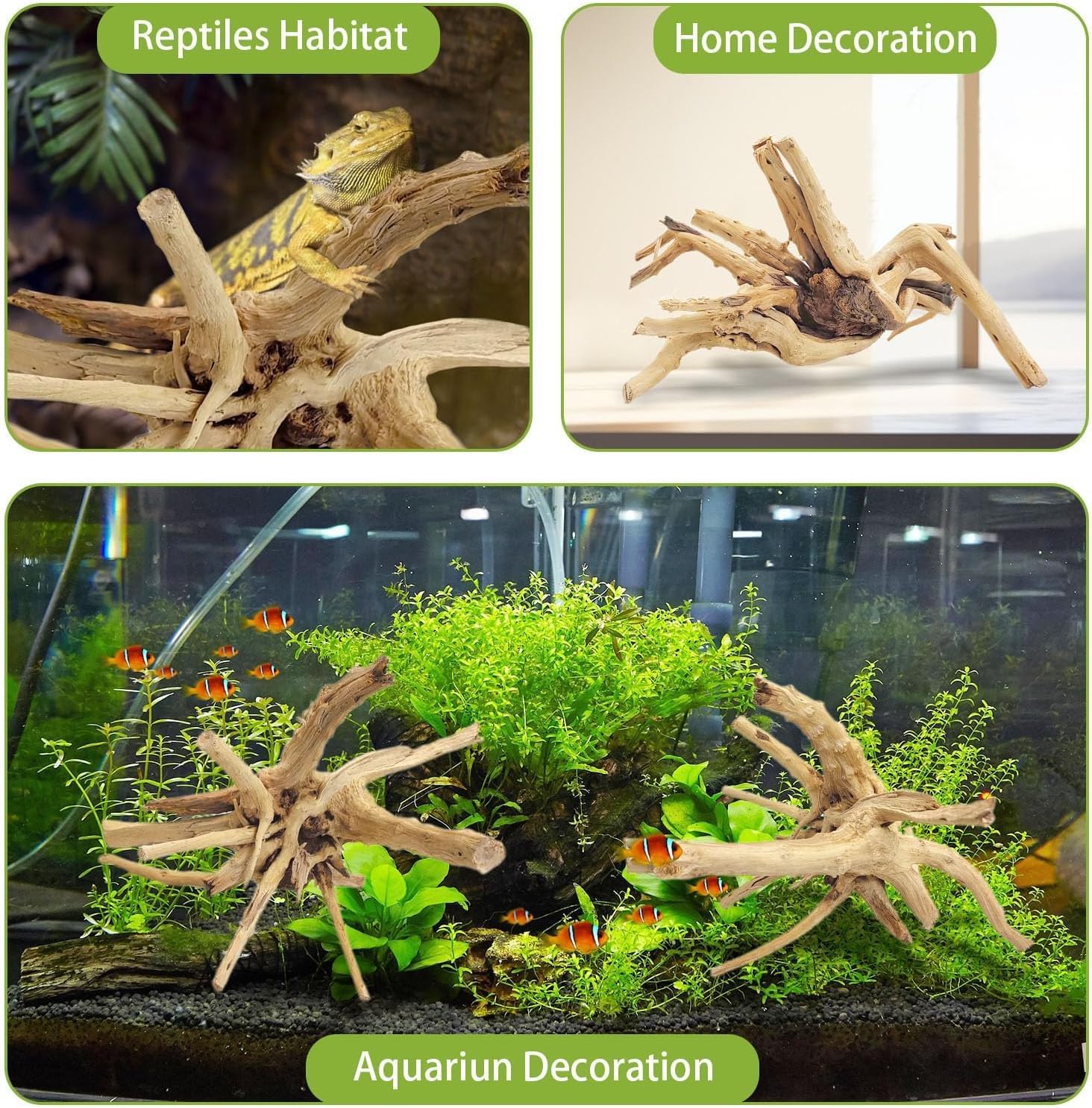 1PC  20-25CM Natural Driftwood - Aquarium Driftwood review and price