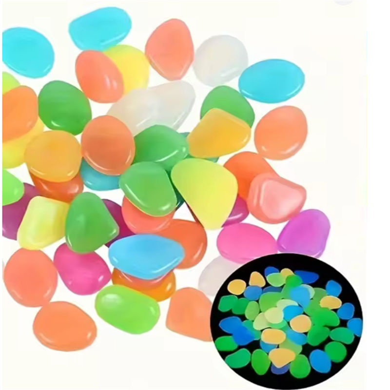 200pcs 1cm glow in dark pebble - Plant Aquarium Pot review and price