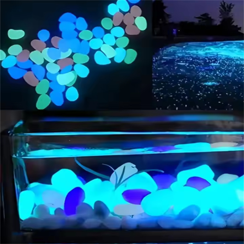 200pcs 1cm glow in dark pebble - Plant Aquarium Pot review and price