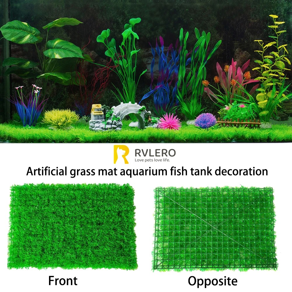 Artificial Grass Lawn Aquarium - Live Plant Aquarium review and price
